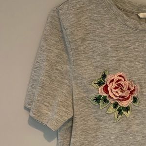 H&M flower detailed T-shirt